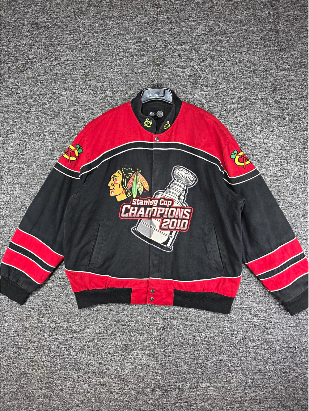 G-III Sports by Carl Banks Chicago Blackhawks 2010 Stanley Cup Jacket XXL